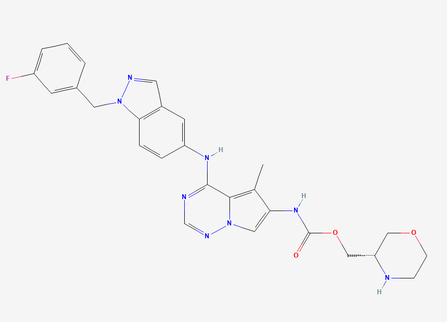 Two-dimensional chemical structure of Bms-599626