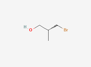 Two-dimensional chemical structure of (R)-(-)-3-Bromo-2-methyl-1-propanol