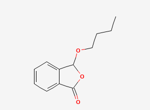 Two-dimensional chemical structure of 3-butoxy-2-benzofuran-1(3H)-one