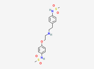 Two-dimensional chemical structure of Dofetilide Related Compound A, CAS 176447-94-2