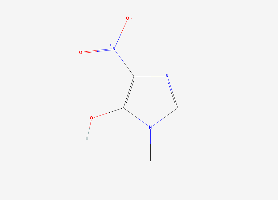 Two-dimensional chemical structure of Azathioprine EP Impurity E / Azathioprine BP Impurity E (free base), CAS 73703-74-9