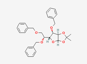 Two-dimensional chemical structure of Tribenoside EP Impurity A, CAS 53928-30-6