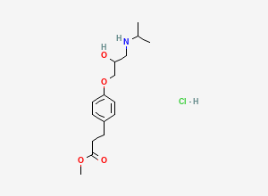 Two-dimensional chemical structure of Esmolol Hydrochloride (1249701), CAS 81161-17-3