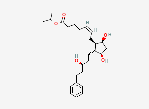 Two-dimensional chemical structure of Latanoprost Related Compound B / 15(S)-cis-Latanoprost, CAS 145773-22-4