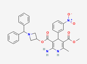 Two-dimensional chemical structure of Azelnidipine Impurity 26