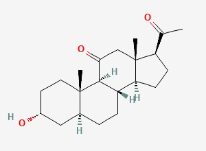 Two-dimensional chemical structure of Alphaxalone