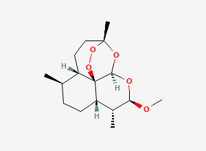 Two-dimensional chemical structure of Alpha Artemether/ Artemether Related Compound B, CAS 71939-51-0