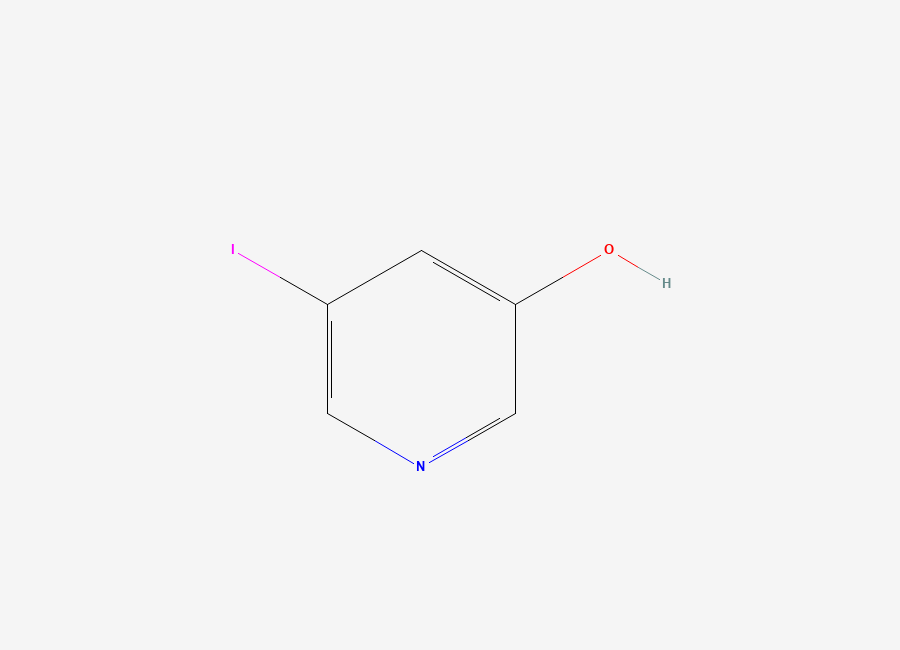 Two-dimensional chemical structure of 5-Iodopyridin-3-ol