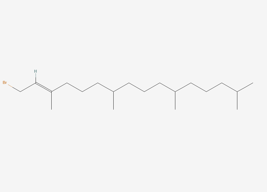 Two-dimensional chemical structure of trans-Phytyl Bromide