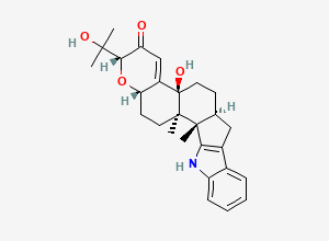 Two-dimensional chemical structure of Paxilline