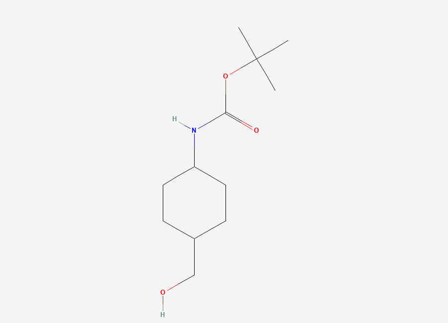 Two-dimensional chemical structure of Rac-tert-butyl ((1s,4s)-4-(hydroxymethyl)cyclohexyl)carbamate