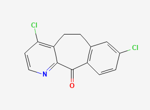 Two-dimensional chemical structure of Loratadine Related Compound E, CAS 133330-60-6