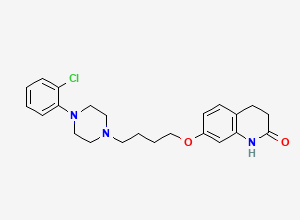 Two-dimensional chemical structure of Aripiprazole EP Impurity C, CAS 203395-81-7
