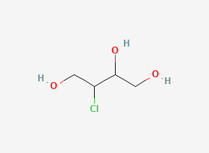Two-dimensional chemical structure of 3-Chlorobutane-1,2,4-triol