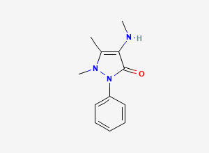 Two-dimensional chemical structure of Metamizole EP Impurity C, CAS 519-98-2