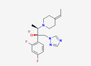 Two-dimensional chemical structure of Efinaconazole Impurity 28