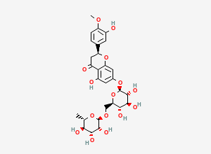 Two-dimensional chemical structure of Diosmin EP Impurity B, CAS 520-26-3