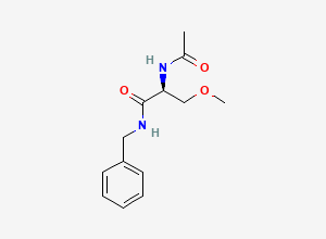 Two-dimensional chemical structure of Lacosamide EP Impurity A, CAS 175481-37-5
