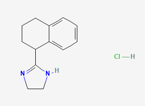 Two-dimensional chemical structure of Tetrahydrozoline Hydrochloride, CAS 522-48-5