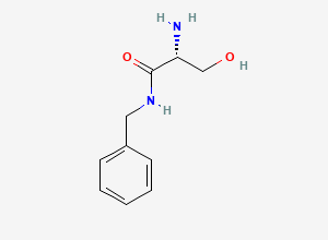 Two-dimensional chemical structure of Lacosamide EP Impurity E, CAS 175481-39-7