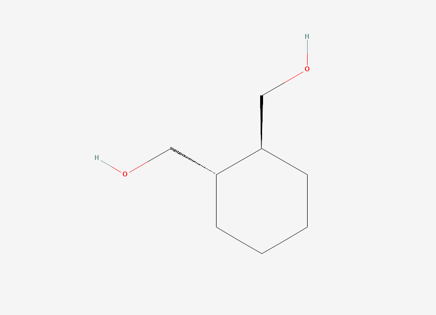 Two-dimensional chemical structure of (1S,2S)-1,2-Cyclohexanedimethanol, CAS 3205-34-3