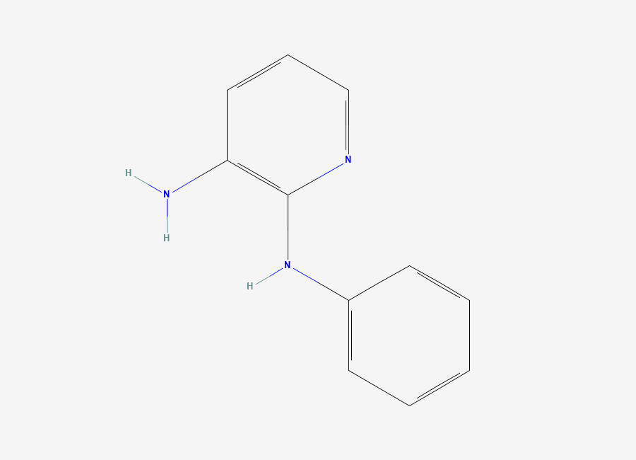 Two-dimensional chemical structure of 2-N-phenylpyridine-2,3-diamine