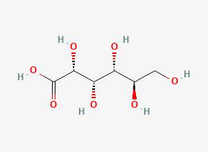 Two-dimensional chemical structure of D-Gluconic acid, CAS 526-95-4