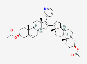 Two-dimensional chemical structure of Abiraterone Related Compound 7, CAS 186826-68-6