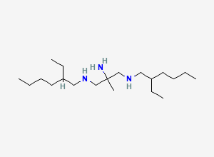 Two-dimensional chemical structure of Hexetidine EP Impurity B / Propoctamine / Triamine, CAS 3687-16-9