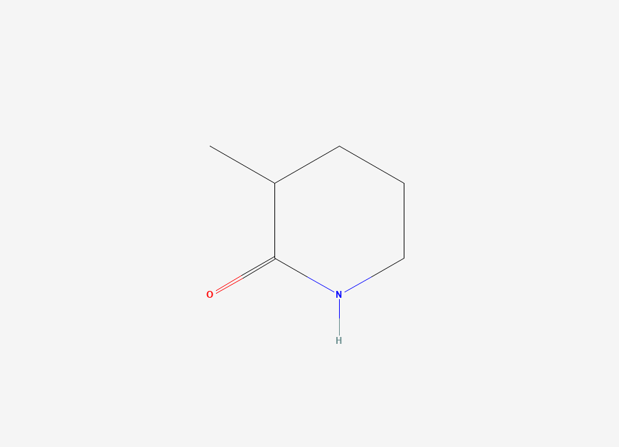 Two-dimensional chemical structure of 3-Methylpiperidin-2-one