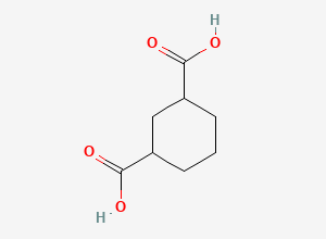 Two-dimensional chemical structure of 1,3-Cyclohexanedicarboxylic acid