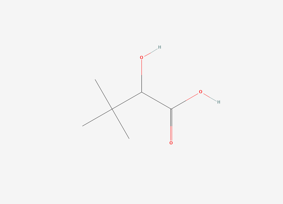 Two-dimensional chemical structure of Butanoic acid, 2-hydroxy-3,3-dimethyl-