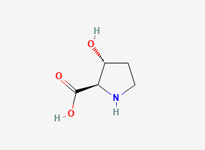 Two-dimensional chemical structure of trans-3-hydroxy-D-proline