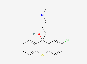 Two-dimensional chemical structure of Chlorprothixene EP Impurity A, CAS 4295-65-2