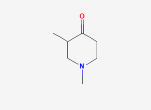 Two-dimensional chemical structure of 1,3-Dimethyl-4-piperidone