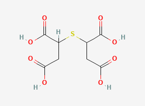 Two-dimensional chemical structure of Thiodisuccinic acid