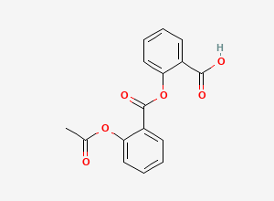 Two-dimensional chemical structure of Acetylsalicylsalicylic Acid, CAS 530-75-6