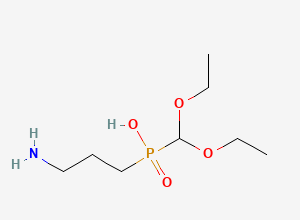 Two-dimensional chemical structure of Cgp 35348