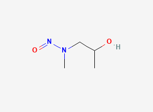Two-dimensional chemical structure of 1-(Methylnitrosoamino)-2-propanol