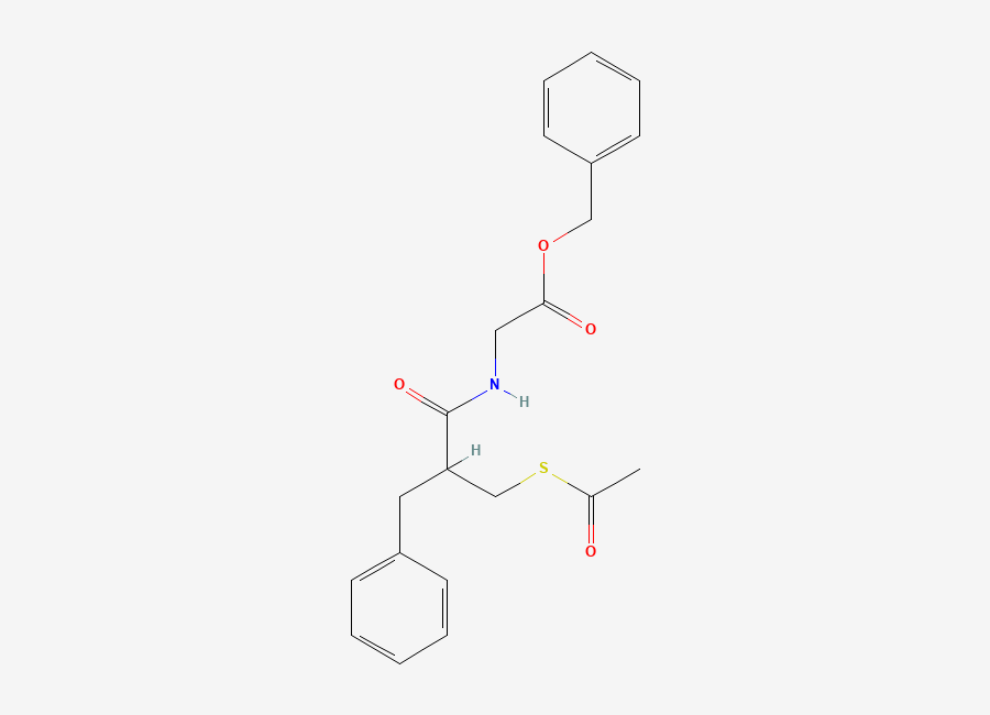 Two-dimensional chemical structure of Racecadotril