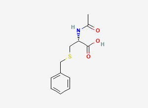 Two-dimensional chemical structure of Benzylmercapturic acid