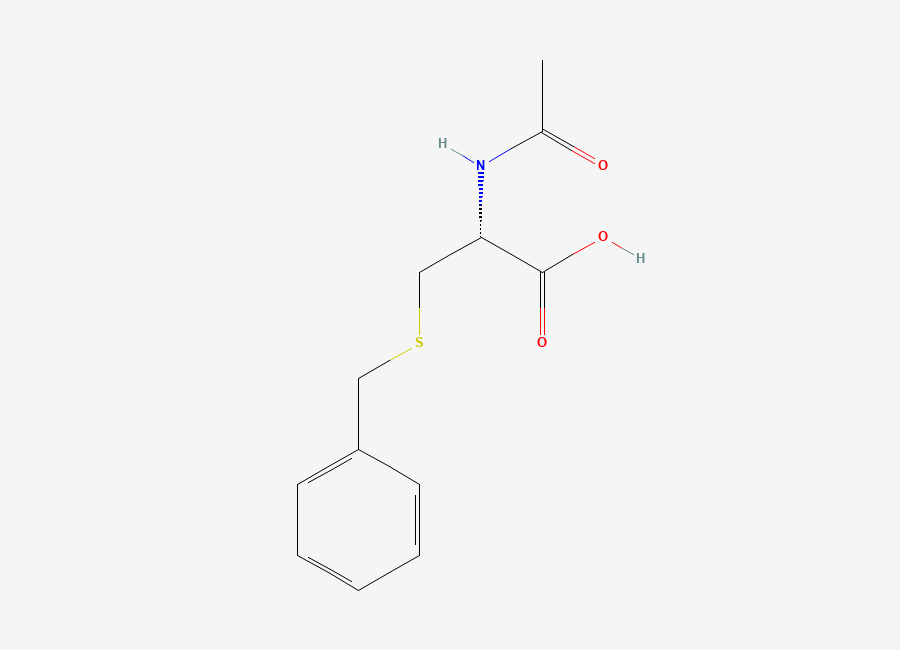 Two-dimensional chemical structure of Benzylmercapturic acid