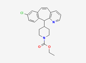 Two-dimensional chemical structure of Iso Loratadine A, CAS 169253-13-8