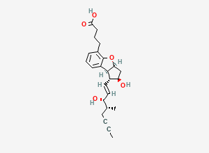 Two-dimensional chemical structure of (8S,9S,16R) Beraprost Isomer