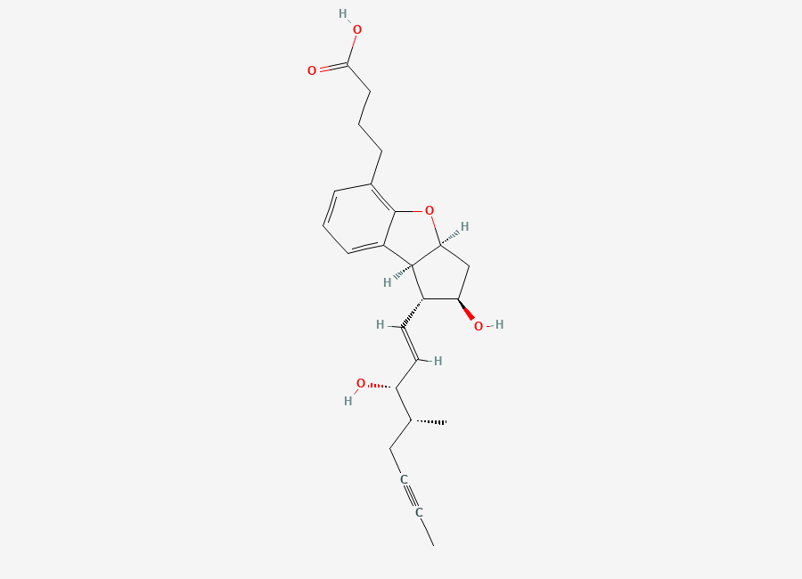 Two-dimensional chemical structure of (8S,9S,16R) Beraprost Isomer