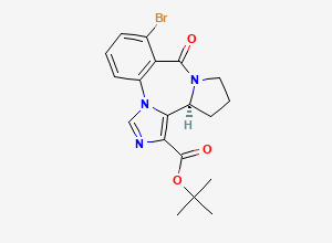 Two-dimensional chemical structure of Bretazenil