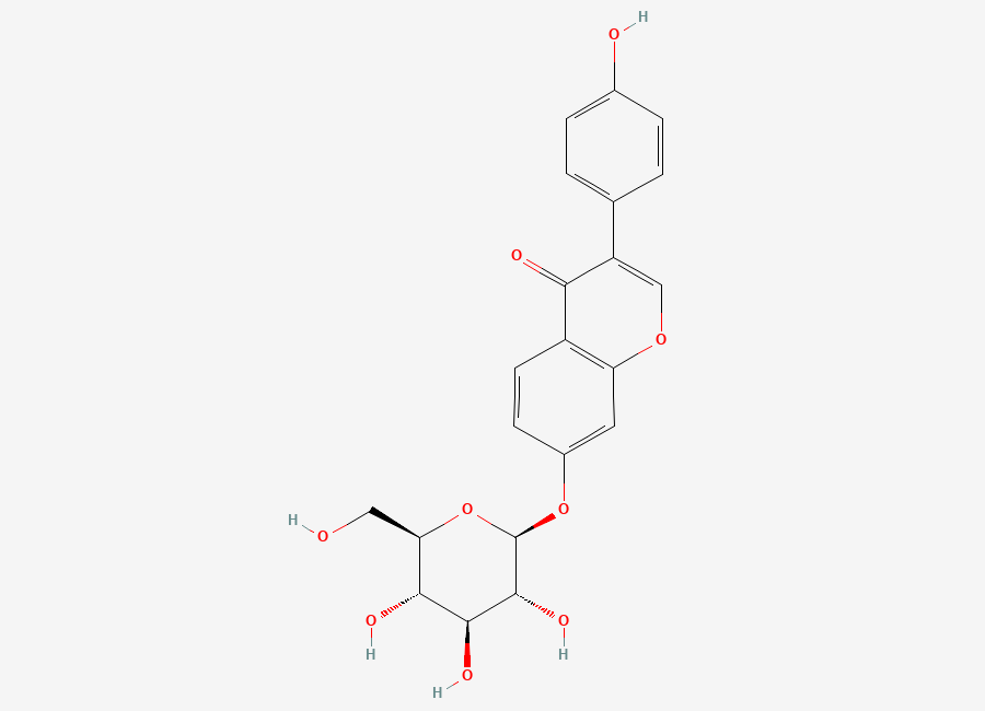 Two-dimensional chemical structure of Daidzin