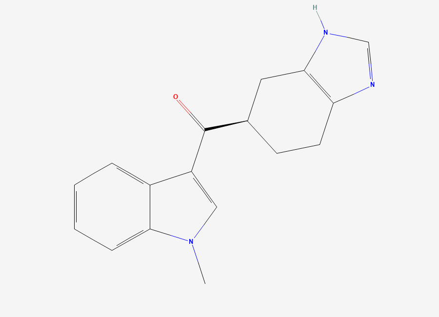 Two-dimensional chemical structure of Ramosetron