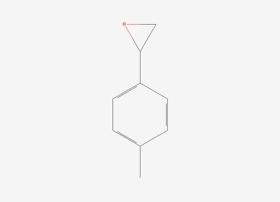 Two-dimensional chemical structure of 2-(4-Methylphenyl)oxirane