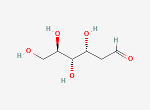 Two-dimensional chemical structure of 2-Deoxyglucose